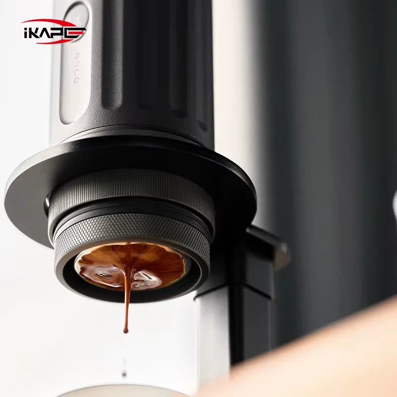 IKAPE Kapo K2 Portable Coffee Machine/Bluetooth connection/Timer Function,51/58mm Espresso Bottomless Portafilter,Camping/Home