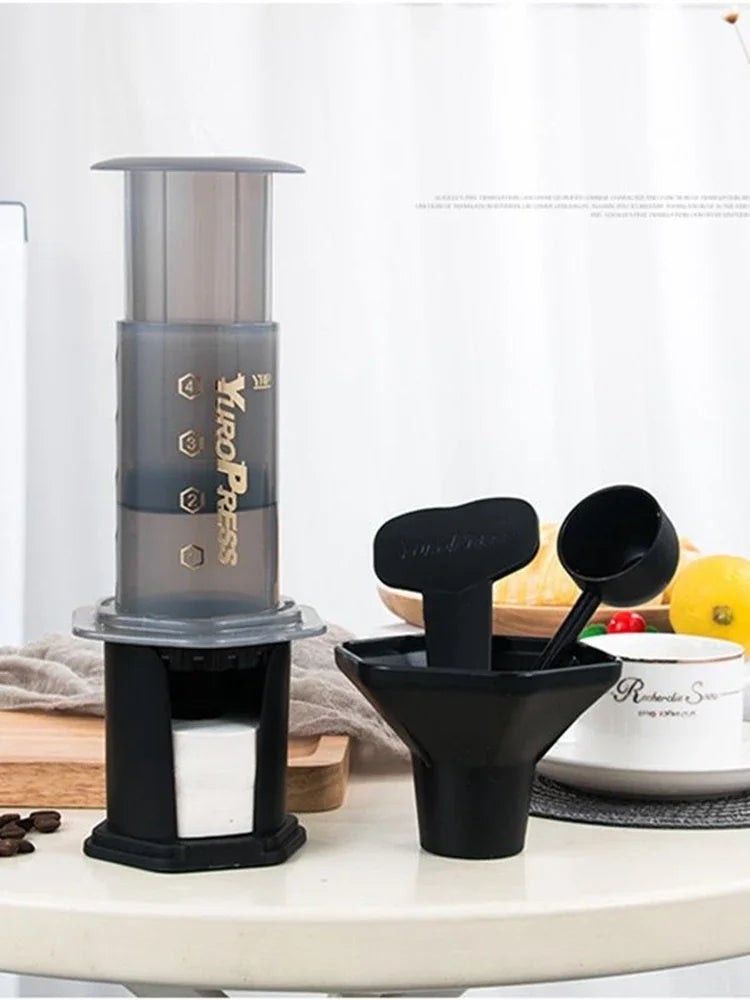 Portable Yuropress French Press Barista Espresso Coffee Maker Machine filter reusable dripper Accessories