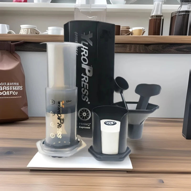 YRP Coffee Maker Portable Espresso Coffee Machine French press for Car & Home Camping Travel  Coffee Pot Air Press Ae&ropress